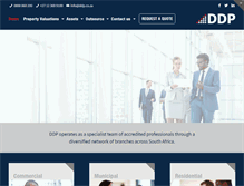 Tablet Screenshot of ddp.co.za