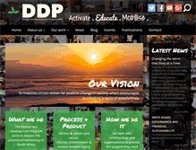 Tablet Screenshot of ddp.org.za